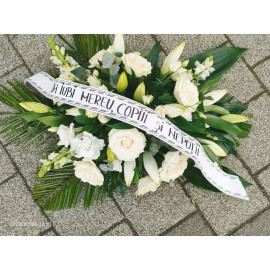 Aranjament Funerar Anthirinium si Trandafiri F72